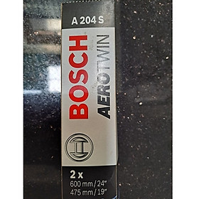Gạt Mưa BOSCH AeroTwin Set A204S Kích thước 24 inch /60cm – 19 inch /47.5cm | Dành cho Xe Mercedes Serie A, GLA, GLC, GLS