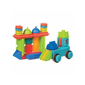 Bộ đồ chơi xếp hình lông mao BB dòng Battat B.Toys (56 miếng)