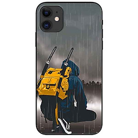 Ốp lưng in cho Iphone 11 Mẫu Dưới Mưa
