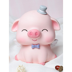Ống Tiết Kiệm Heo Thiên Thần Ống Heo Trang Trí Quà Tặng_ Hàng chính hãng