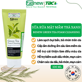 Sữa Rửa Mặt Tinh Chất Trà Xanh Benew Green Tea (100ml)