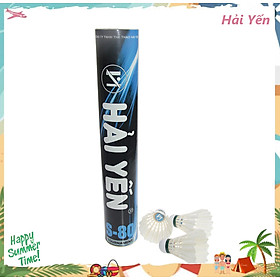 Hộp 12 Quả Cầu Lông Tiêu Chuẩn Dành Cho Thi Đấu Hải Yến Tournament S80 - Hàng Chính Hãng