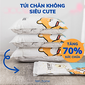 Túi hút chân không đựng quần áo, chăn màn van chống thoát khí, tiết kiệm 70% không gian diện tích