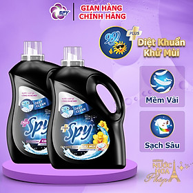 Can nước giặt 3,6 kg SPY DEEP CLEAN PLUS khử mùi diệt khuẩn, sạch sâu, thơm lâu giúp làm mềm vải