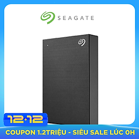 Ổ cứng di động HDD Seagate Backup Plus Portable 4TB 2.5 inch USB 3.0 - Màu Đen - Model 2019 - Hàng Nhập Khẩu