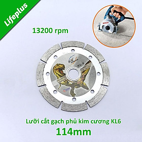 Mua Lưỡi cắt gạch đá Khủng Long KL6 phủ kim cương 114x2.0x12x20mm 13200rpm