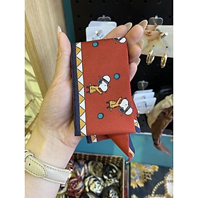 Khăn lụa hè vintage nhiều màu sắc Bisou.accessories