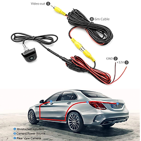 Mua Camera lùi AHD 1080P độ nét cao dùng cho màn hình ô tô tích hợp cổng AV - Công nghệ cảm biến quang học  chip xử lý cực nét