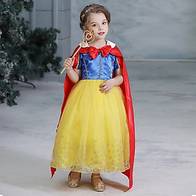 Đầm công chúa Bạch Tuyết hóa trang cosplay bé gái