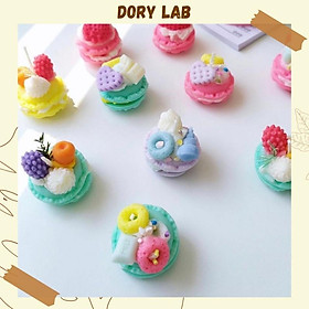 Nến Thơm Bánh Kẹp Topping Màu Sắc Handmade - Dory Lab