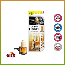 Nước hoa kẹp cửa gió ELIX - Clip it Fresh - Hương Vanilla (ngọt ngào)