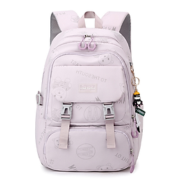 Balo nữ sinh đi học đi chơi đi làm không thấm nước cao cấp phong cách hàn quốc - Tím