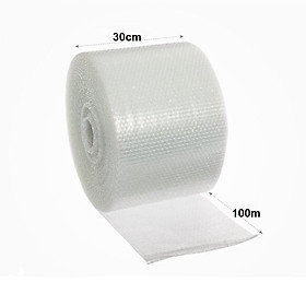 Mua Cuộn Bóng Khí Màng xốp hơi Xốp nổ Gói hàng Bọc hàng - Kích Thước 30cm x 100 & 50cmx100 (m