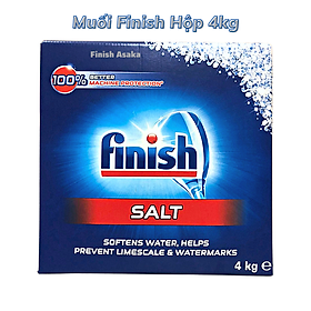 Muối rửa bát Finish hộp 4kg - Chính Hãng.