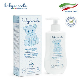 Sữa tắm gội chiết xuất hoa sen Babycoccole 250ml 0M+