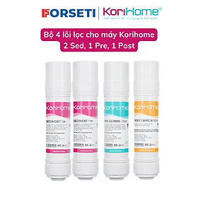Mua Combo 2 lõi sediment + 1 lõi Precarbon + 1 lõi post carbon Korihome chính hãng dùng cho tất cả các đời máy Korihome - Hàng Chính Hãng