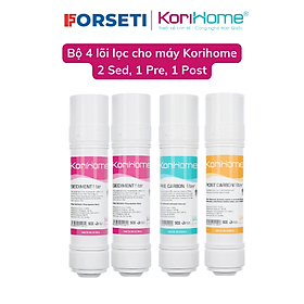 Combo 2 lõi sediment + 1 lõi Precarbon + 1 lõi post carbon Korihome chính hãng dùng cho tất cả các đời máy Korihome - Hàng Chính Hãng