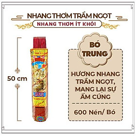 Mua Nhang Thơm Dịu Nhẹ ít Khói Hương Trầm Ngọt Hiệu 365 Thiên Lộc An Toàn Cho Sức Khỏe - 5 Tấc Bó Trung 600 Nén