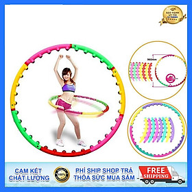 Vòng Lắc Eo Hula Hoop, Vòng Lắc Eo Giảm Mỡ Bụng, Thon Eo