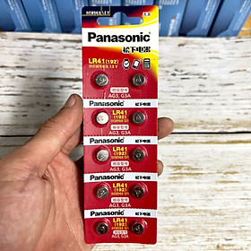 Vỉ 10 Viên Pin LR41 (AG3), LR44 (AG13), LR1130 (AG10) Hàng Cao Cấp Nhật Bản