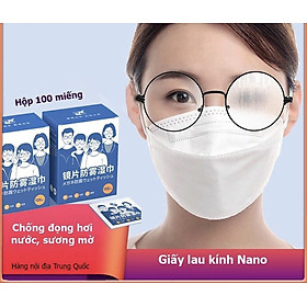 Mua Giấy lau kính hộp 100 miếng