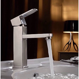 Vòi lavabo inox 304 nóng lạnh HANBACHLVB5