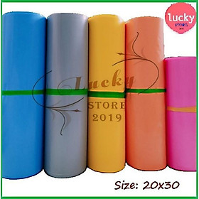 Mua 100 Túi Túi Gói Hàng Túi Niêm Phong Tự Dính size 20x30cm- Bao Ship hàng dán miệng- Lucky Store