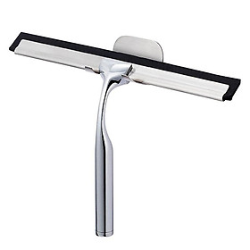 Shower Squeegee for Shower Doors All-Purpose Window Squeegee for Bathroom Mirrors Tiles and Car Windows Stainless Steel