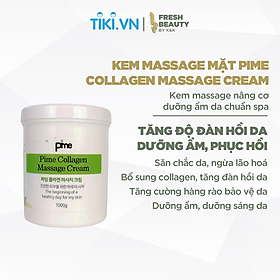 Kem massage mặt Pime Collagen Massage Cream hỗ trợ tăng đàn hồi da, dưỡng ẩm phục hồi chuyên dụng tại Spa 1000g