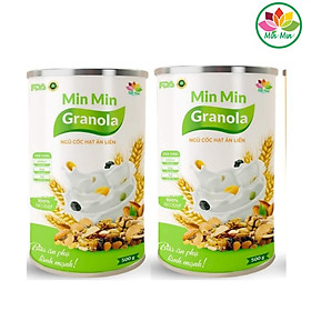 Ngũ Cốc Hạt Ăn Liền Min Min Dành Cho Mọi Lứa Tuổi _ Granola Ăn Liền Min Min (2 Hộp 1kg)