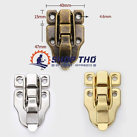 Mua Khóa hộp giả cổ AJDI màu vàng  màu bạc