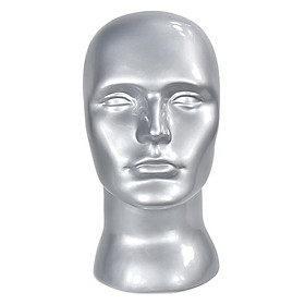PVC Male Mannequin Head Model Hat Wig Display Stand Rack Holder