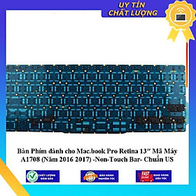 Mua Bàn Phím dùng cho Mac.book Pro Retina 13 Mã Máy A1708 (Năm 2016 2017) -Non-Touch Bar- Chuẩn US - Hàng Nhập Khẩu New Seal