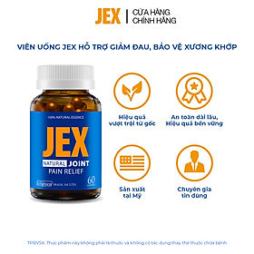 Viên uống JEX giảm đau, bảo vệ xương khớp với Eggshell Membrane, Collagen Peptide, Collagen Type II không biến tính (60 viên)