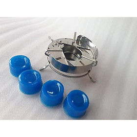 Mua Bếp cồn cao cấp inox 304 mẫu mới 3 chân tặng kèm 4 hộp cồn thạch 125g dành cho nhà hàng cao cấp
