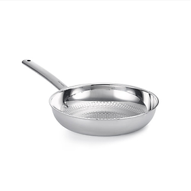 Mua  Chính hãng Edelkochen  Chảo Edelkochen Prism 3 lớp không xi Inox 304 đúc liền sử dụng cho mọi loại bếp