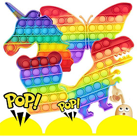 Push Pop It fidget toys Đồ chơi giải trí thông minh popit...