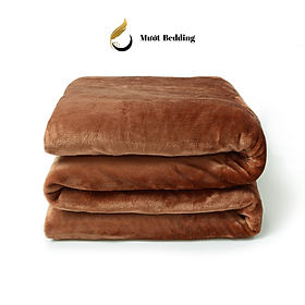 Chăn mền lông tuyết Blanket Mướt Bedding, size 2mx2m3, nặng 1,5kg, mềm mại, êm ái