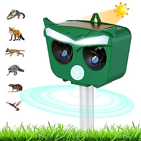 Mua Thiết bị đuổi chim  chuột  động vật gây hại ngoài trời Solar Ultrasonic Flash Animal Repellent