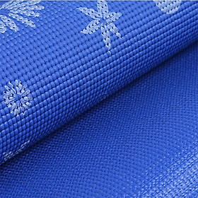 Thảm tập Yoga hoa văn màu xanh lá kèm túi đựng