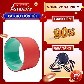 Hình ảnh Vòng tập Yoga bản rộng 33 x 20cm nhựa ABS cao cấp không gai , chịu lực 200kg hỗ trợ tập các tư thế khó trong Yoga ,  bề mặt TPE 8mm , phù hợp tập ở nhà và các CLB trung tâm Yoga