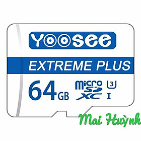 MicroSDXC 64GB Yoosee U3 Class10 - Camera