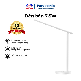 Mua Đèn Bàn Panasonic 7.5W HHLT042119 – Chip Led RG0  Không ánh sáng xanh  Tự điều chỉnh độ sáng bảo vệ mắt  Chạm cảm ứng