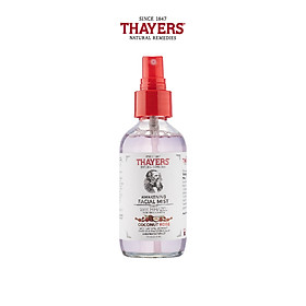 Nước hoa hồng không cồn Thayers cao cấp giúp ngừa lão hóa da - Hương dừa và hoa hồng 118ml