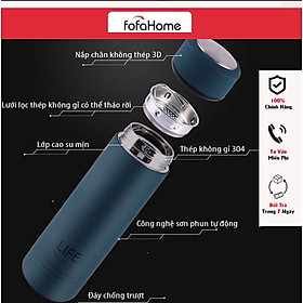 Mua Bình Giữ Nhiệt Life Dung Tích 450ml Lõi Inox Cao Cấp Sang Trọng