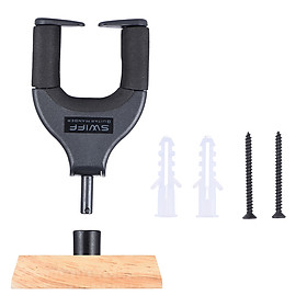Móc Gắn Tường Nhựa EVA Đế Gỗ Treo Đàn Guitar Điện U1