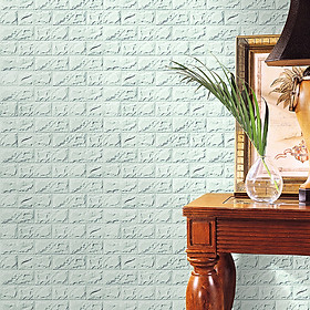 Giấy Dán Tường PE Giả Gạch Chống Nước Chống Trầy