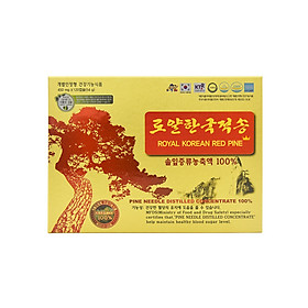 COMBO TInh dầu thông đỏ Royal Korean Red Pine 120 viên TẶNG 01 hộp 30 gói Hồng sâm baby cho trẻ 6-13 tuổi Daedong Korea Ginseng
