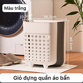 Giỏ nhựa đựng đồ giặt treo tường , giỏ đựng quần áo bẩn