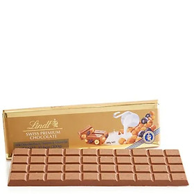 LINDT Swiss Premium Bars -  Chocolate hàng đầu Thuỵ Sĩ đầy đủ hương vị 300g